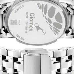 PERUCCI Men Brass Dial & Stainless Steel Bracelet Style Straps Analogue Watch WATH577HAKKKEYSK image 4