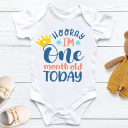 Lillypupp Infants Printed Pure Cotton Bodysuit image 4