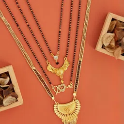 Bhanu diam Women Gold Mangalsutra-picture-21