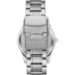 KENNETH SCOTT Men Dial & Stainless Steel Bracelet Style Straps Analogue Watch K23029-SBSW image 3