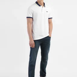 levi's Men's Solid White Polo T-shirt-picture-20