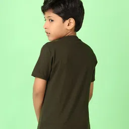 V-Mart Boys Typography Printed Round Neck Cotton T-shirt image 4