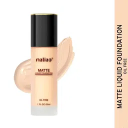 Maliao Matte Oil Free & Waterproof Liquid Foundation - 30 ml - Natural Beige 03 image 3