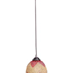 1ST TIME White & Red Textured Ceiling Lamp-picture-22