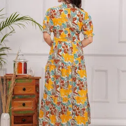 HERE&NOW Printed Fit and Flare Dress image 4
