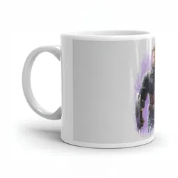 Mr UVD White & Blue Graphic Printed Ceramic Glossy Mug -350 ml-picture-24