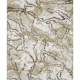 Kaleen India Green Abstract Anti-Skid Polyester Carpet image 4