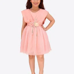 CUTECUMBER Applique Net Fit & Flare Dress image 5