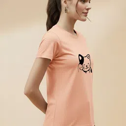 GLITO X Women Printed T-shirt image 4