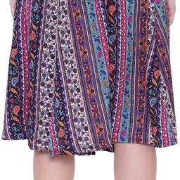 manat diva Women Printed A-line Multicolor Skirt image 2