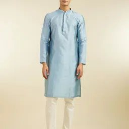 Diwas by Manyavar Men Embroidered Gotta Patti Kurta image 1