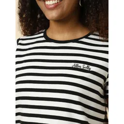 Allen Solly Woman Women Striped Pockets T-shirt image 2
