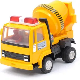 zokato Toys Plastic Pull Back Concrete Mixer, Number Of Pieces: 1, Yellow-picture-43