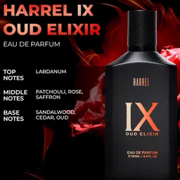 HARREL IX Oud Elixir Long Lasting Eau De Parfum - 100 ml image 4