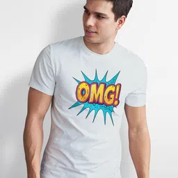 Seekbuylove Graphic Printed Round Neck Bio Finish Pure Cotton T-shirt image 3