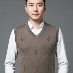Mast & Harbour Men Argyle Sweater Vest image 5