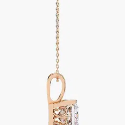 VALANOVA 14KT Rose Gold Diamond Pendant-1.19 g image 4