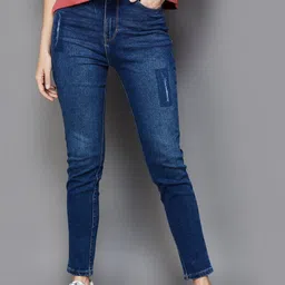 Xpose Women Comfort Slim Fit High-Rise Stretchable Jeans-image-81