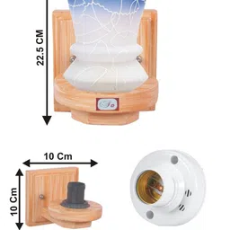 SOMIL Blue Glass Cylinder Printed Wall Lamps image 5