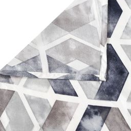 Myntra Elegant Homes Grey & White Geometric 300 TC King Bedsheet with 2 Pillow Covers-picture-37