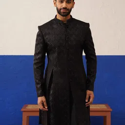 TheEthnic.Co Embroidered Sherwani Set image 2