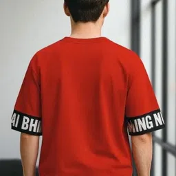 AUTNA Cotton Graphic Printed Short Sleeves T-shirt image 3