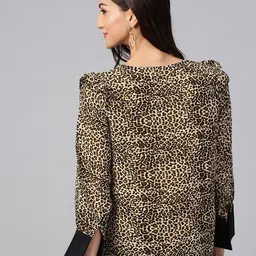 Zima Leto Women Animal Print Regular Top image 4
