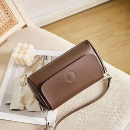 Brown Women Sling Bag Stylish Sling Bag for Women and Girls | Trendy Crossbody Shoulderbag-image-11