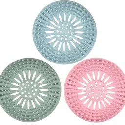 wipsor 3 pcs Silicone Hair Catcher Drain Cover Shower, Sink & Bathtub Stopper & Filter Hair Wash Basin-picture-11