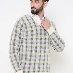 Duke Men Checked Pullover image 3