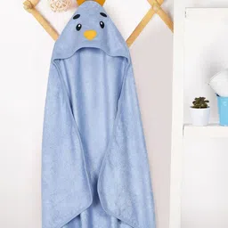 Creeva Blue & Blue 1 Printed Bamboo 550 GSM Bath Towel image 4