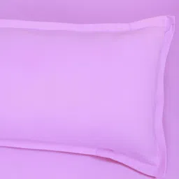 Myntra Elegant Homes Purple 150 TC Queen Bedsheet with 2 Pillow Covers image 2