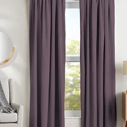 Parda Online Purple 4 Pcs Black Out Window Curtain-image-12