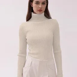 SHINERFIT Women Self Design High Neck Sweatshirt-picture-15