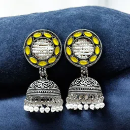 ANTICO Circular Jhumkas Earrings image 5