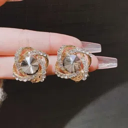 Estailo fashion Geometric Studs Earrings-picture-16