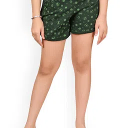 BAESD Girl Floral Printed High-Rise Hot Pants Shorts-picture-10