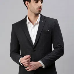 SHOWOFFFF Slim-Fit Single Breasted Blazer-picture-20