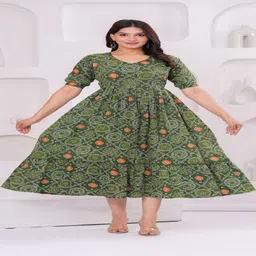 MAINA CREATION Women Floral Printed Floral Anarkali Kurta image 4