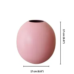 behoma Zudra Pink Iron Vase image 3