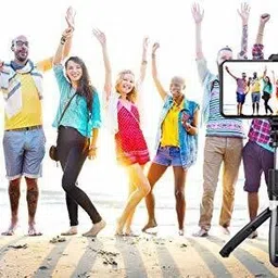 Xtraa Perfect Design Led Selfie Stick S135 Bluetooth Selfie Stick image 4