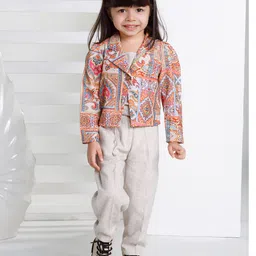 Peppermint Girls Dyed Coat with Trousers-picture-19