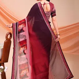 Mitera Pure Chiffon Designer Saree image 2