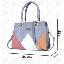 LIKE STYLE Women Colourblocked Structured Shoulder Bag image 2