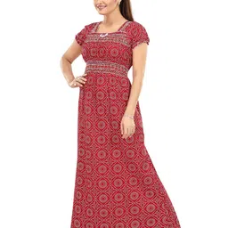 CINCO Bandhani Print Maxi Nightdress image 5
