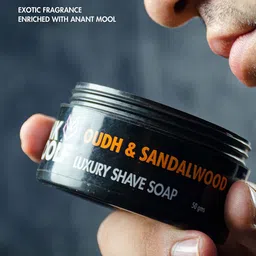 PINK WOOLF Set Of 2 Black Boar Shaving Brush With Soap image 4