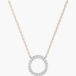 VALANOVA 925 Sterling Silver Rose Gold Lab Grown Diamond Pendant-2.14g-picture-22