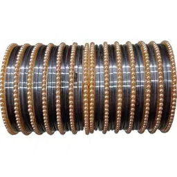 Only Offers Grey Glass Artificial Stones & Beads Bangle-picture-19