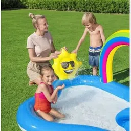hornflow Rainbow (IND*80) Shine Pool and Play With Electric Free Pump Inflatable Swimming Pool-picture-12