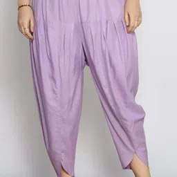 letsdressup Pure Cotton Solid Women ["Purple"] Salwar-picture-27